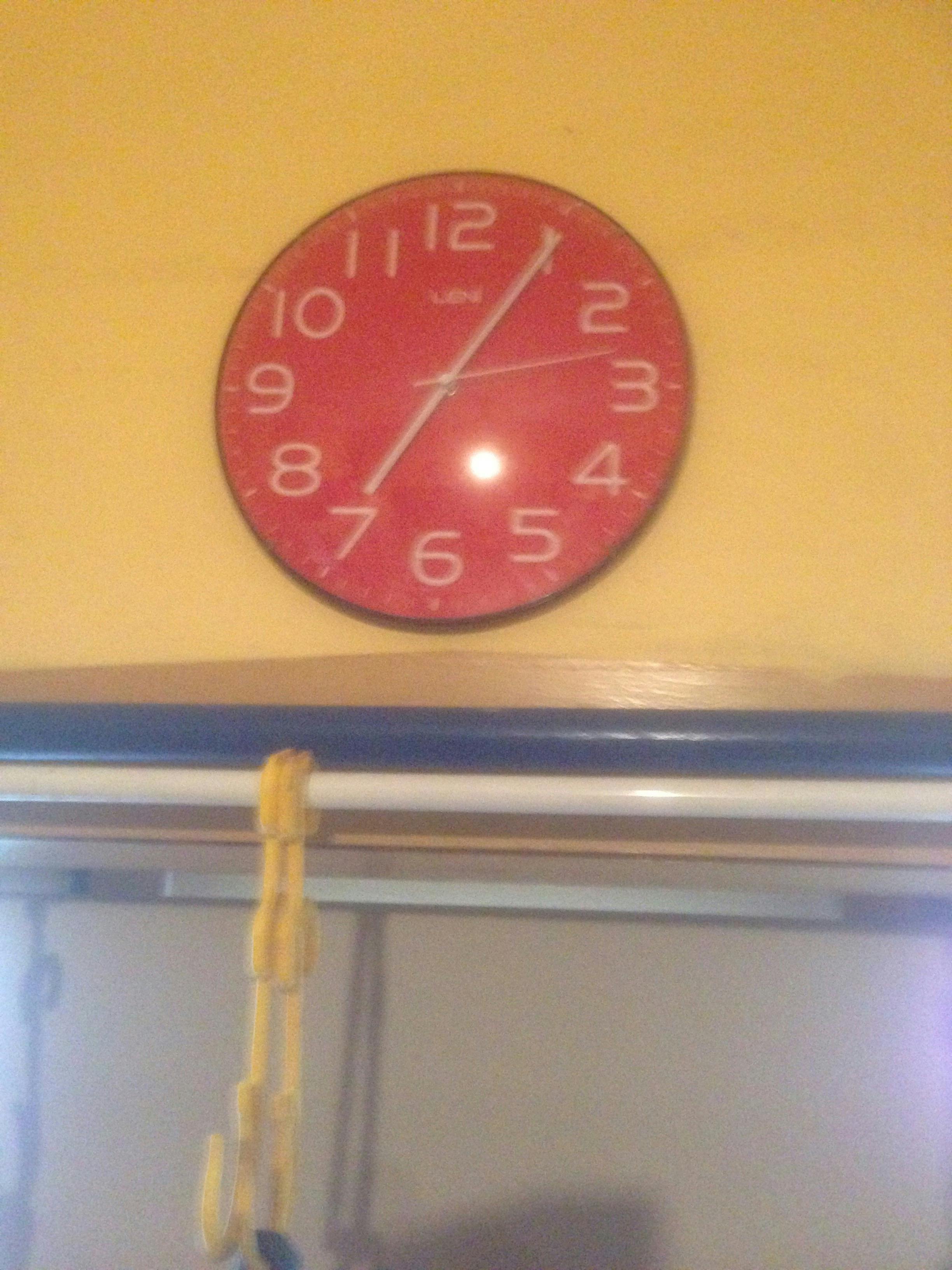 Buy Leni Classic Wall Clock Red 30cm Online Oh Clocks